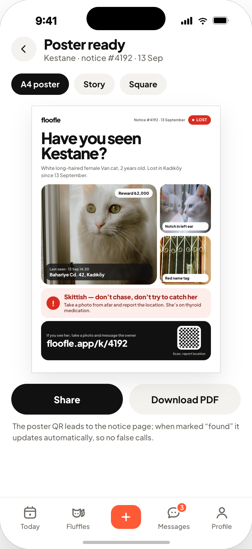 Printable QR poster